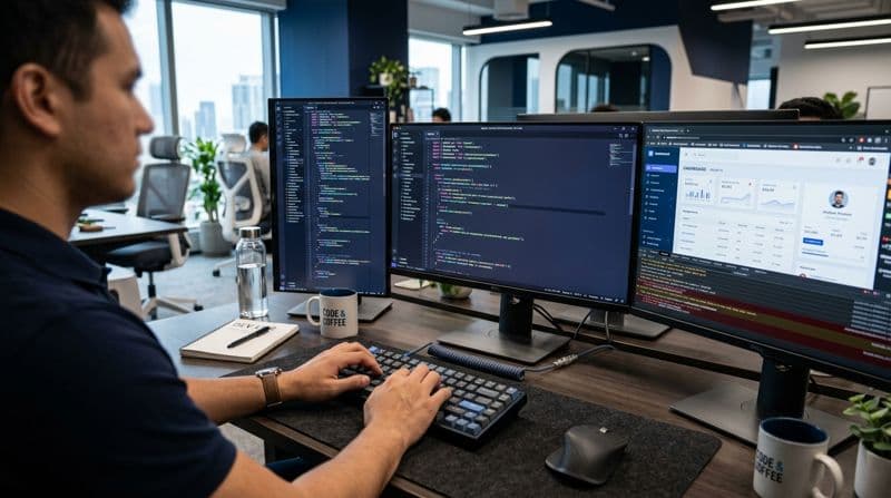 AI web development results showing conversion rate improvements for London clients including fireplace retailer, kitchen retailer, and Aspire Interiors